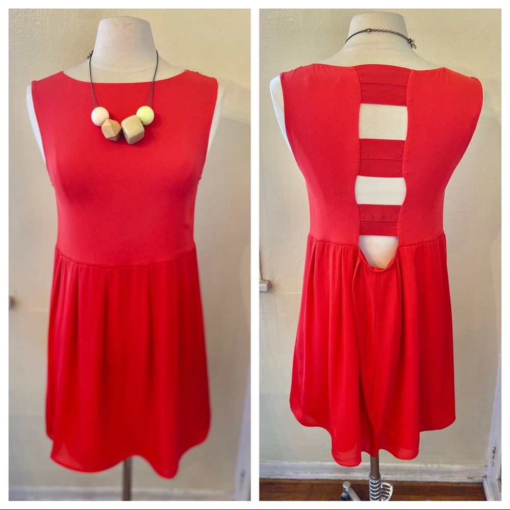 Alice + Olivia Stretch Silk Open Ba… - Picture 1 of 8